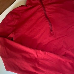 Noble Equestrian Women's Red Half-Zip - Size XS - Long Sleeve